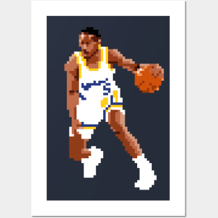 Tim Hardaway Warriors Pixel Dribble Posters and Art